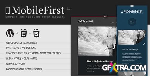 ThemeForest - MobileFirst - WP Theme for Future-Proof Bloggers