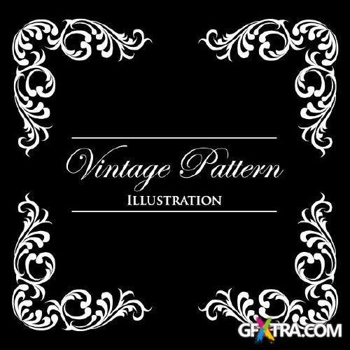 Vintage Patterns 25xEPS