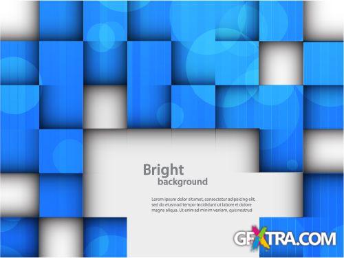 Squares & Cubes Vector Backgrounds 25xEPS