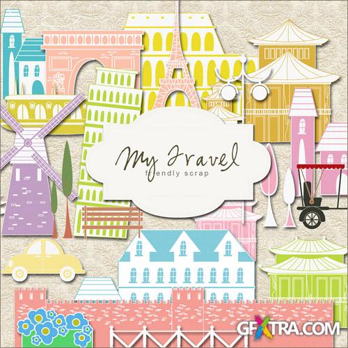 Scrap-kit - My Travel