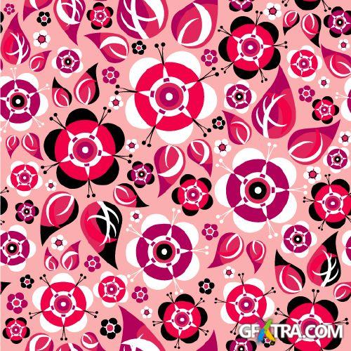 Seamless Retro Patterns 25xEPS