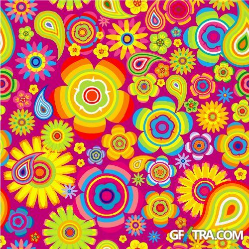 Seamless Retro Patterns 25xEPS