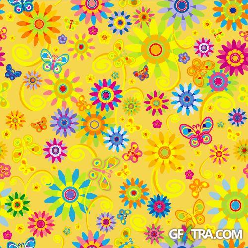 Seamless Retro Patterns 25xEPS