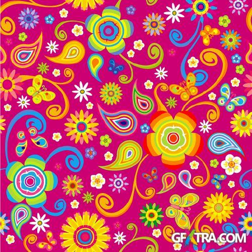 Seamless Retro Patterns 25xEPS