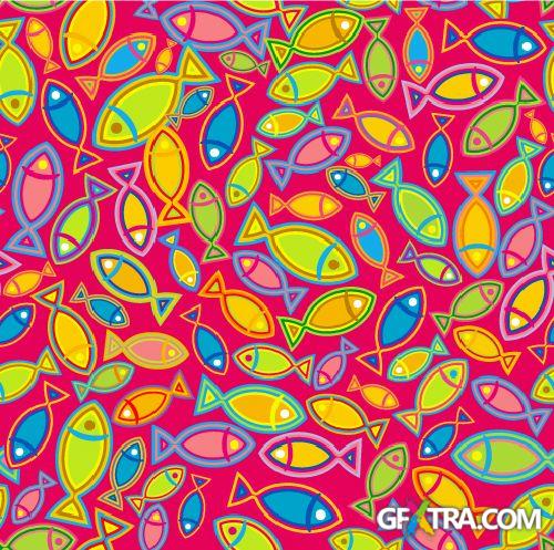 Seamless Retro Patterns 25xEPS