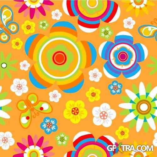 Seamless Retro Patterns 25xEPS