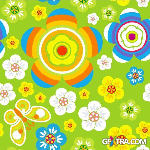 Seamless Retro Patterns 25xEPS