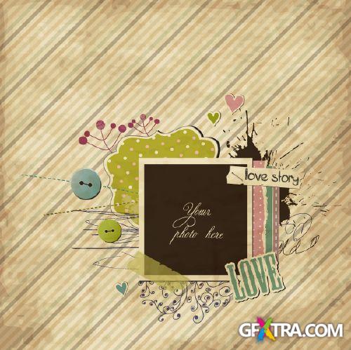 Photo Frames 24xEPS Photo Frames 24xEPS