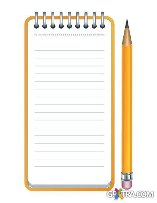 Pencil Conceptual Illustrations 25xEPS