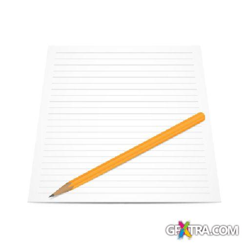 Pencil Conceptual Illustrations 25xEPS