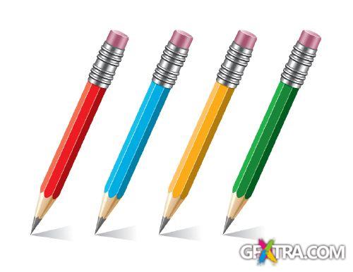 Pencil Conceptual Illustrations 25xEPS