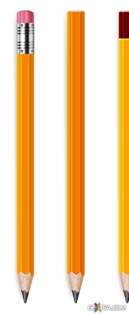 Pencil Conceptual Illustrations 25xEPS