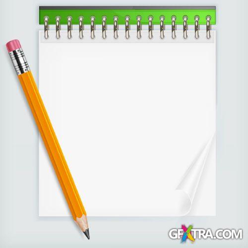 Pencil Conceptual Illustrations 25xEPS