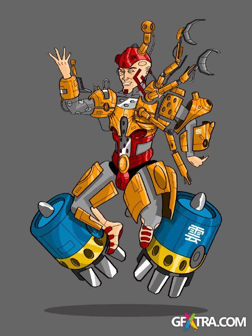 Monster Cartoons 25xEPS