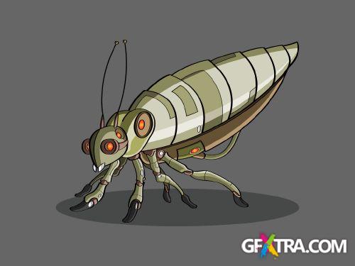 Monster Cartoons 25xEPS