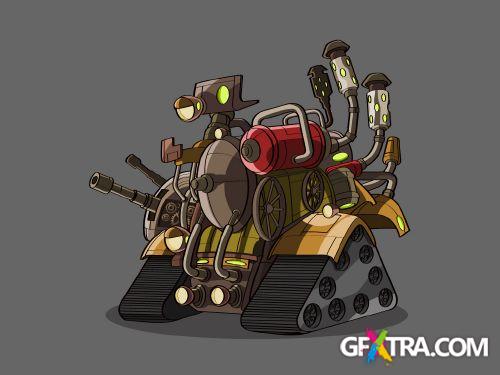 Monster Cartoons 25xEPS