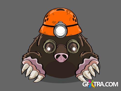 Monster Cartoons 25xEPS