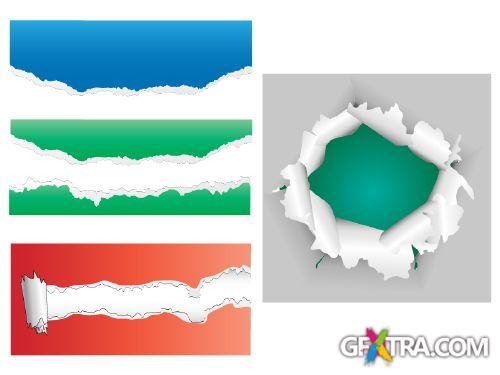 Ripped Papers 25xEPS