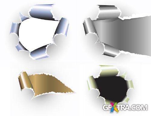 Ripped Papers 25xEPS