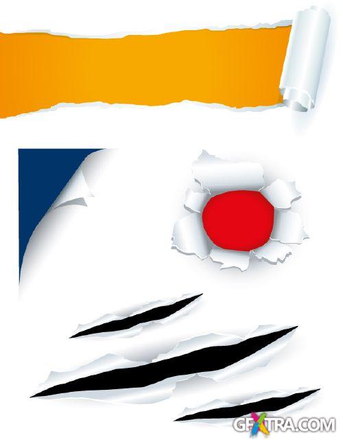 Ripped Papers 25xEPS