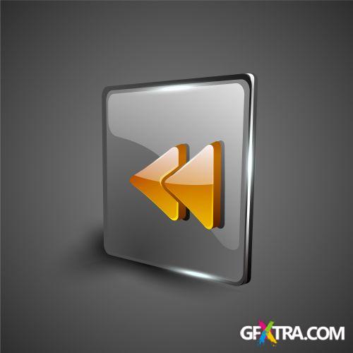 3d Multimedia Icons 25xEPS 3d Multimedia Icons 25xEPS