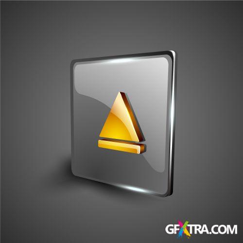 3d Multimedia Icons 25xEPS 3d Multimedia Icons 25xEPS
