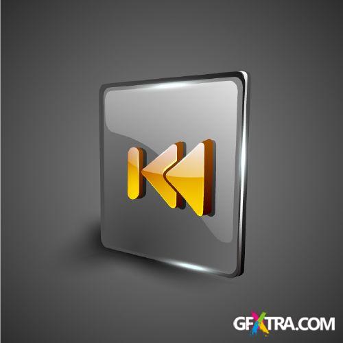 3d Multimedia Icons 25xEPS 3d Multimedia Icons 25xEPS