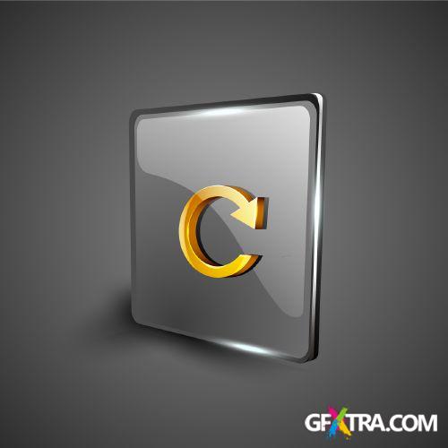 3d Multimedia Icons 25xEPS 3d Multimedia Icons 25xEPS