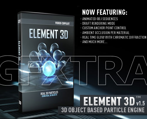 Video Copilot Element 3D v1.5 for Windowns + Full Content