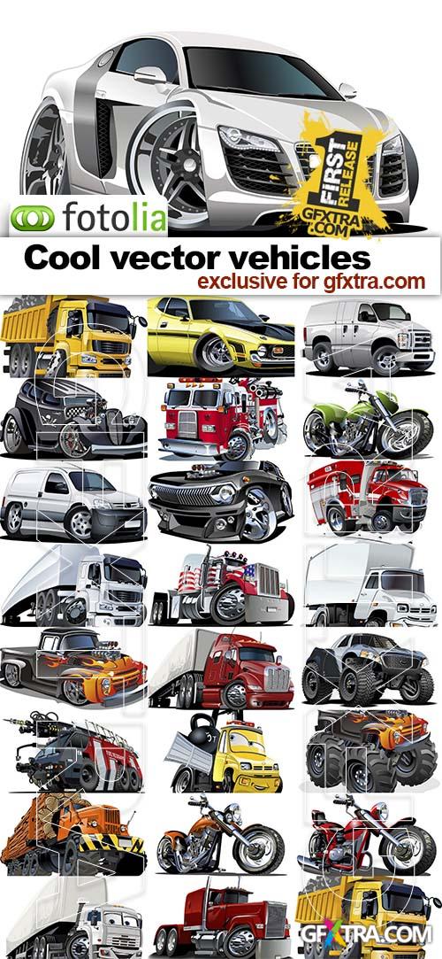 Vector Cool Cars Collection - 25 EPS