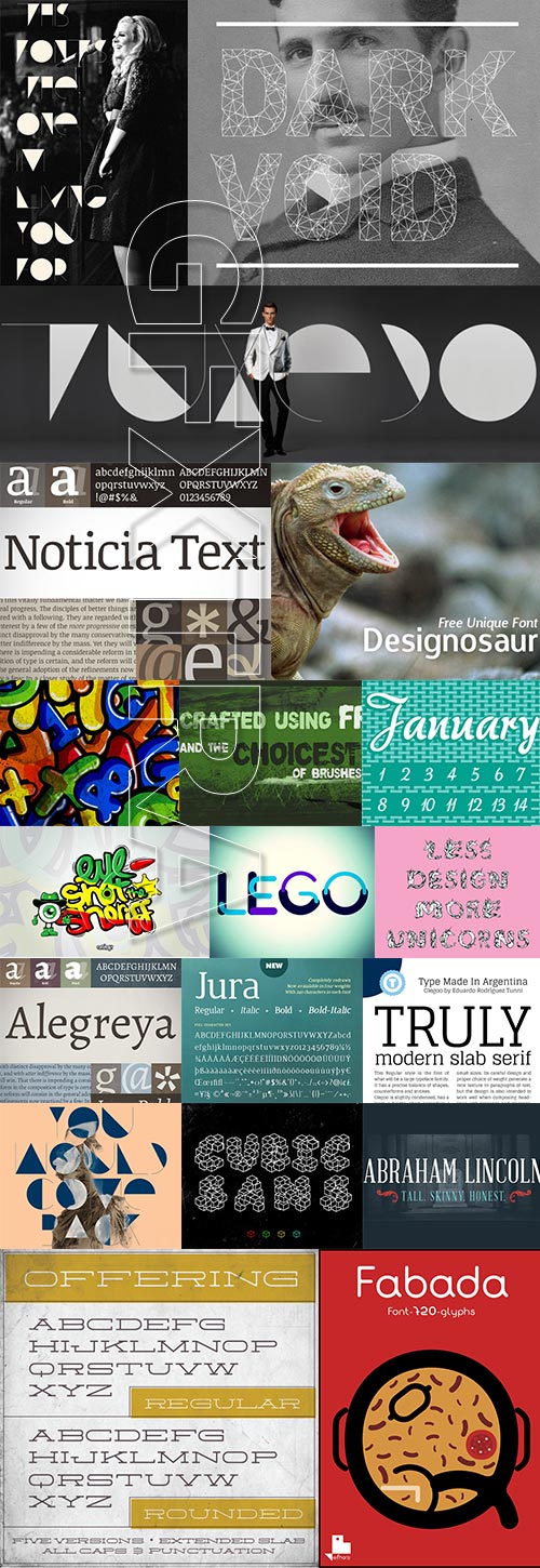 25 Best Fresh Free High Quality Fonts Created
