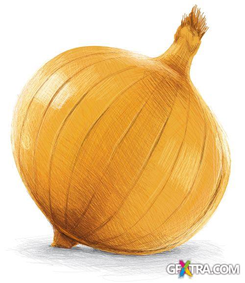 Vegetable and Fruit Full-Colored Illustrations 33xEPS Vegetable and Fruit Full-Colored Illustrations 33xEPS