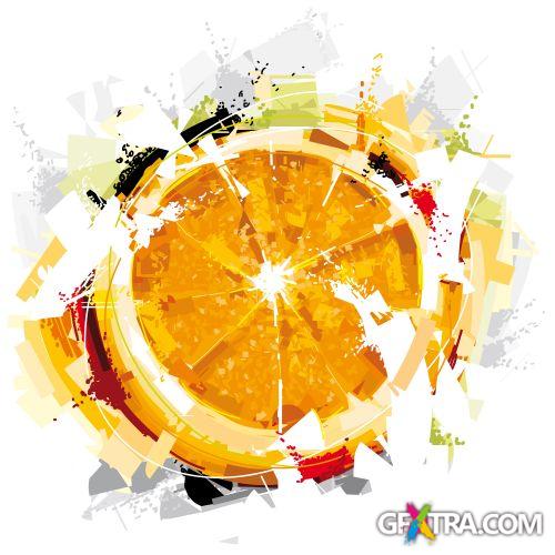 Vegetable and Fruit Full-Colored Illustrations 33xEPS Vegetable and Fruit Full-Colored Illustrations 33xEPS