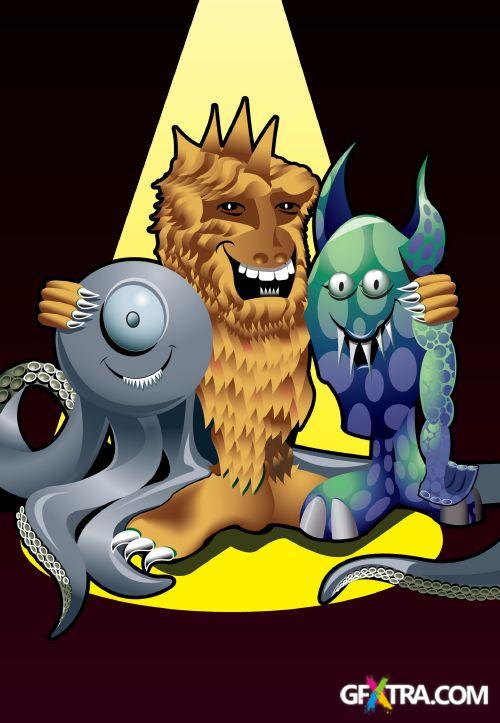 Various Special Toon Illustrations 55xEPS