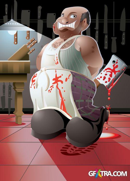 Various Special Toon Illustrations 55xEPS