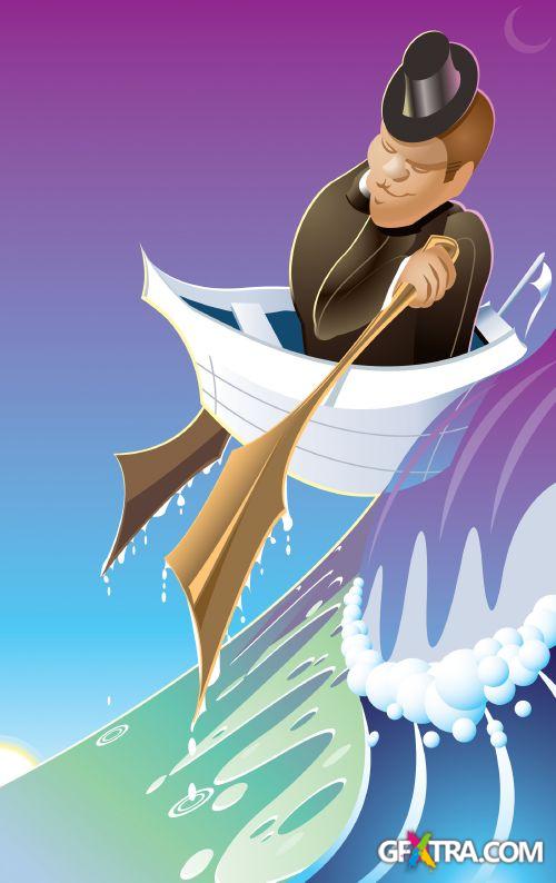 Various Special Toon Illustrations 55xEPS