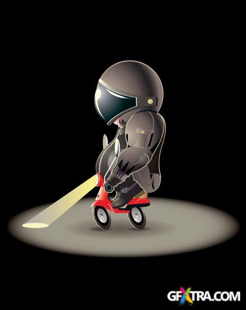 Various Special Toon Illustrations 55xEPS