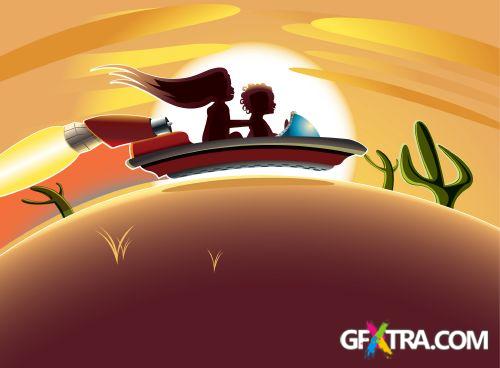 Various Special Toon Illustrations 55xEPS