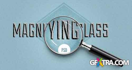 Magnifying Glass Psd - Pixeden - RETAIL