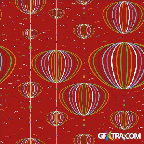 Pop Art Seamless Vector Textures 25xEPS