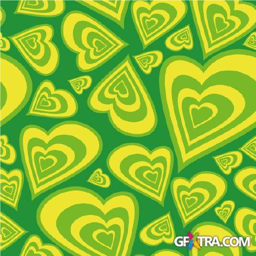 Pop Art Seamless Vector Textures 25xEPS