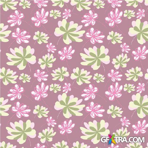 Pop Art Seamless Vector Textures 25xEPS