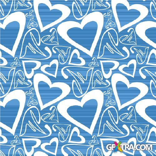 Pop Art Seamless Vector Textures 25xEPS