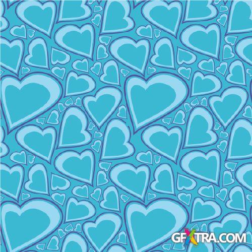 Pop Art Seamless Vector Textures 25xEPS