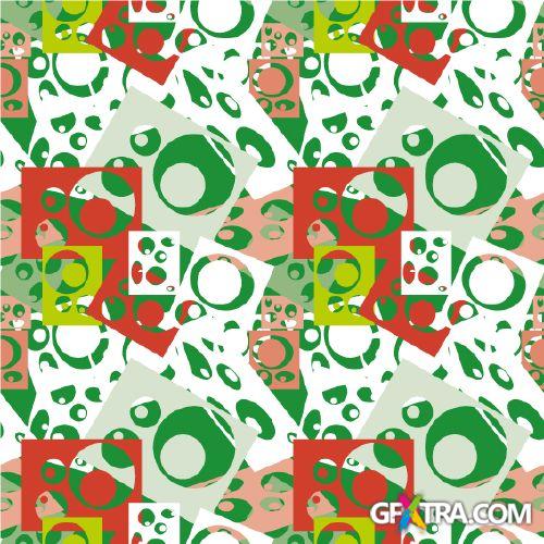 Pop Art Seamless Vector Textures 25xEPS