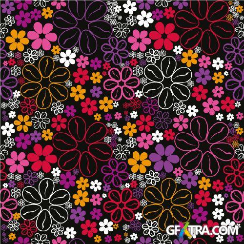 Pop Art Seamless Vector Textures 25xEPS