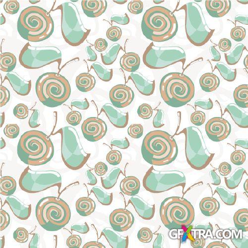 Pop Art Seamless Vector Textures 25xEPS