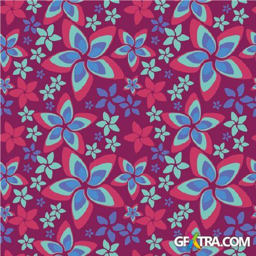 Pop Art Seamless Vector Textures 25xEPS