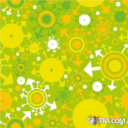 Pop Art Seamless Vector Textures 25xEPS