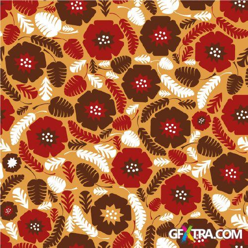 Pop Art Seamless Vector Textures 25xEPS